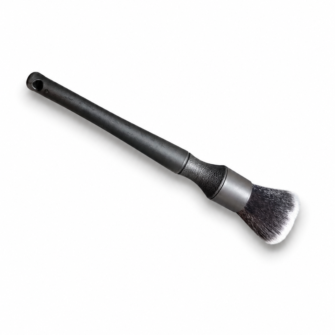 Detail Foundry Ultra Soft Detail Brush with feather-soft black synthetic bristles and matte black handle